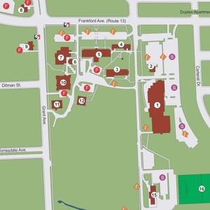 George Washington University Foggy Bottom Campus Map - Mapformation