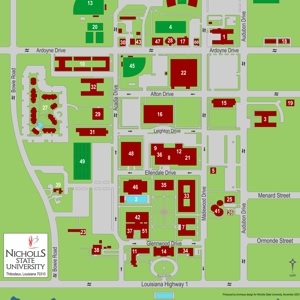 Baton Rouge Community College Hooper Campus Map - Mapformation