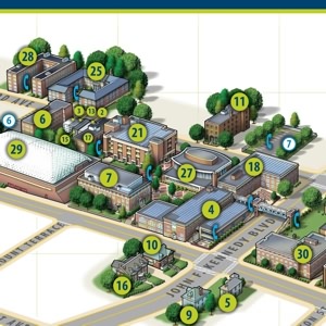Whatcom Community College Campus Map - Mapformation